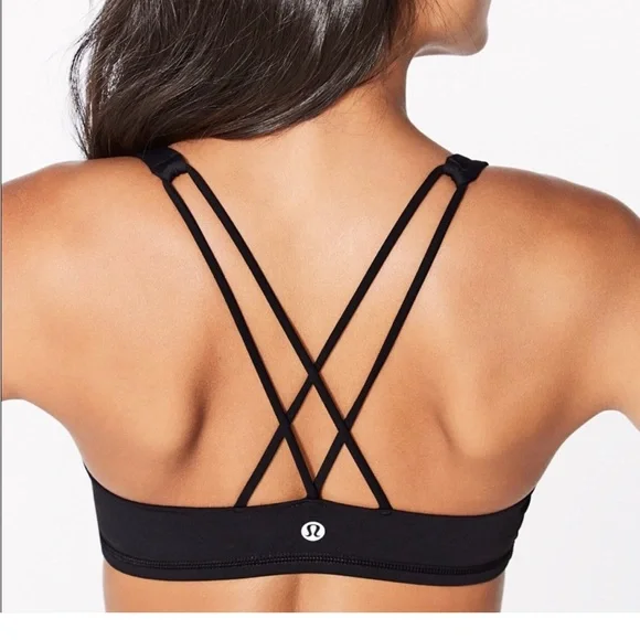 Lululemon Free to Be Sports Bra black size 10 - Picture 2 of 6